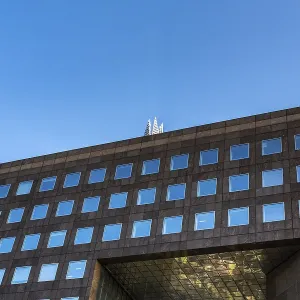 London, United Kingdom - 16 May 2025: Architectural contrast