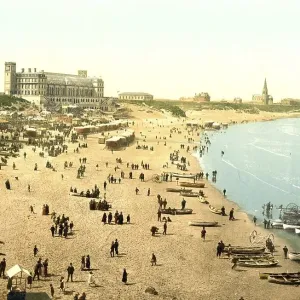 Long Sands Beach Print at Tynemouth, England Long Sands Beach Print at Tynemouth, England