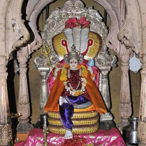 Lord Vishnu on Sheshnag Print, Phaltan Temple, Maharashtra Lord Vishnu on Sheshnag Print, Phaltan Temple, Maharashtra