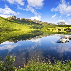 The lovely clean and calm lake Eidsvatnet