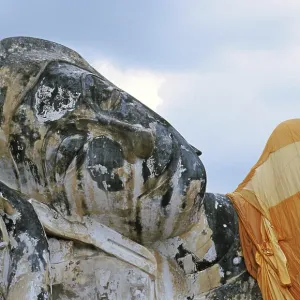 Lying Buddha, Ayutthaya, Thailand, Asia