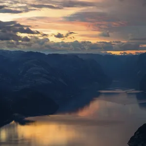 Lysefjord, Rogaland, Norway, Europe Lysefjord, Rogaland, Norway, Europe
