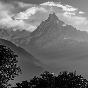 Machapuchare, the Fishtail Mountain Machapuchare, the Fishtail Mountain
