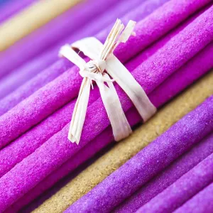 Macro Background of Aroma Incense Sticks Print
