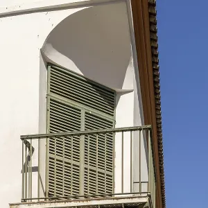 A magnificent building in a Mediterranean old town on the Atlantic coast