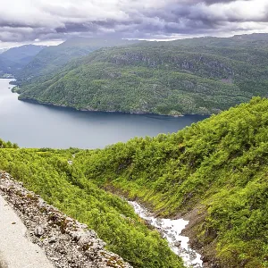 Magnificent panorama of the fjord