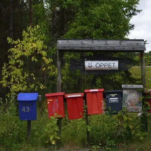 Mailboxes, near Wilhelmina, Lapland, Sweden2 Mailboxes, near Wilhelmina, Lapland, Sweden2
