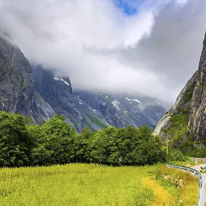 The majestic and famous Troll Wall Trollsvegen The majestic and famous Troll Wall Trollsvegen