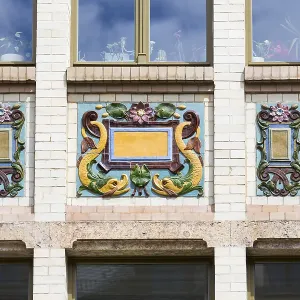 Majolica houses by architect Reinhold Siebert