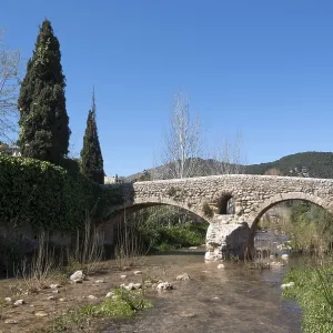 Majorca, Pollenca, Pont Roma, Roman bridge Majorca, Pollenca, Pont Roma, Roman bridge