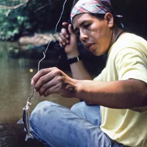 Man caught fish to be used as bait for piranhas Man caught fish to be used as bait for piranhas