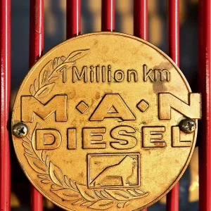 MAN Diesel Oldtimer Tipper Print, Muelheim an der Ruhr