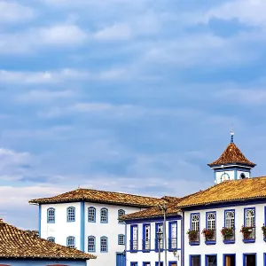 Mansions and architecture of the historic city of Diamantina in Minas Gerais Mansions and architecture of the historic city of Diamantina in Minas Gerais