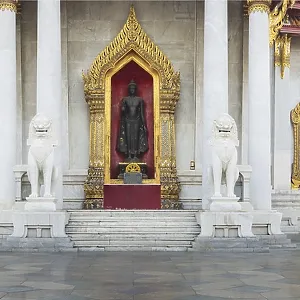 Marble temple, made of Carrara marble Marble temple, made of Carrara marble