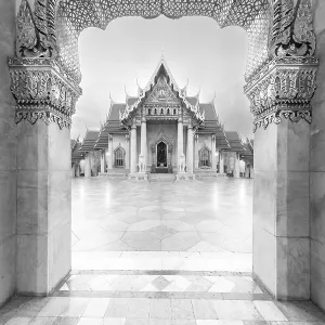Marble temple, made of Carrara marble