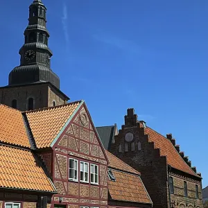 Market place, Ystad, Sweden, film location and setting for Henning Mankel's Wallander thrillers