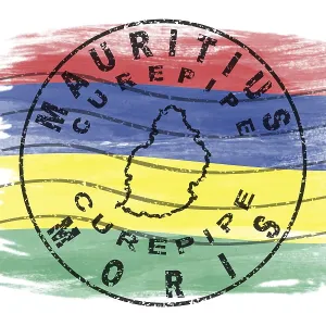 Mauritius Curepipe Round Seal Map Design