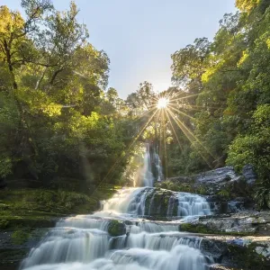 McLean waterfall, Sun Star, The Catlins