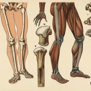 Medical illustration, human body