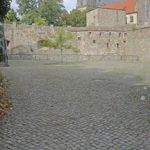Medieval Bastion Cleve Print, Magdeburg, Germany