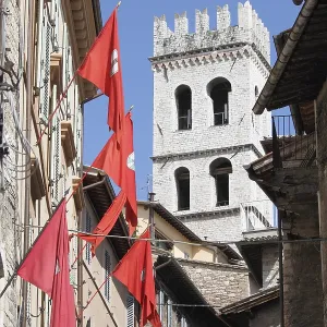 Medieval corner in Assisi, Italy