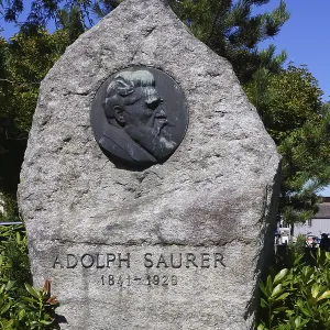 Memorial stone for adolph saurer Memorial stone for adolph saurer