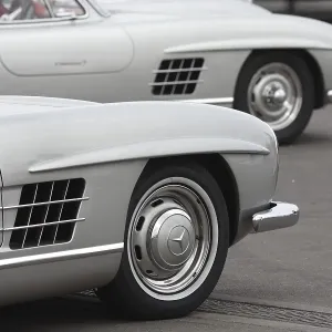 Mercedes 300SL Gullwing Print, Nuerburgring Germany