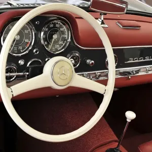 Mercedes-Benz 300 SL Dashboard Print, Retro Classics 2012