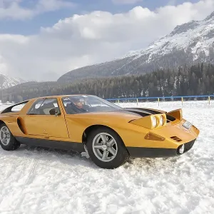 Mercedes-Benz C 111-II by Mercedes Klassik on the frozen lake