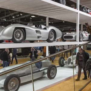 Mercedes Benz racing cars are on display at Techno Classica Mercedes Benz racing cars are on display at Techno Classica