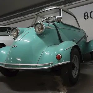 Messerschmitt cabin scooter in the underground car park