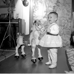 Mobo Bucking Bronco Horse, a classic British toy horse