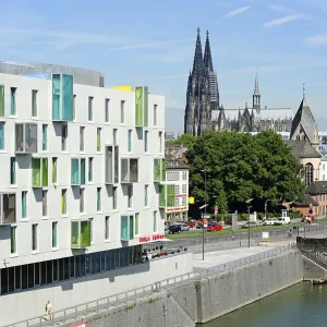 Modern architecture at Rheinauhafen
