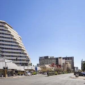 Modern downtown Windhoek, Namibia - 11 August