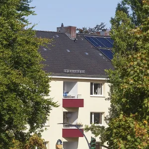 Modern residential building, multi-family house Modern residential building, multi-family house