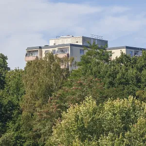 Modern residential building, multi-family house Modern residential building, multi-family house