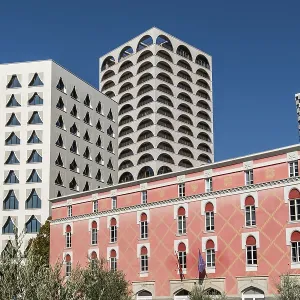 Modern Towers in Tirana City Center Print Modern Towers in Tirana City Center Print
