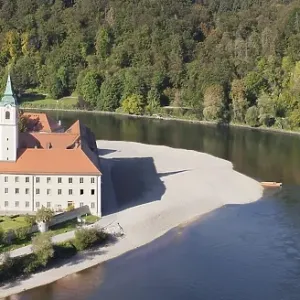 Monastery Weltenburg on the Danube in Kelheim