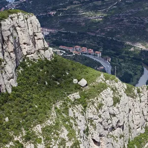 Montserrat mountain in Catalonia, Spain