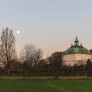 Full Moon Over Moritzburg Castle Print Full Moon Over Moritzburg Castle Print