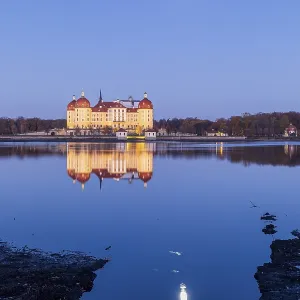 Moritzburg Hunting Lodge Print, Saxony Germany Moritzburg Hunting Lodge Print, Saxony Germany