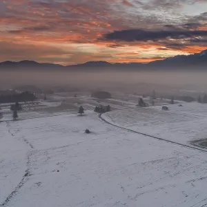 Morning atmosphere, dawn, clouds