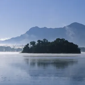Morning mood at Staffelsee lake in Uffing Morning mood at Staffelsee lake in Uffing