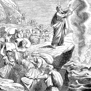 Moses and the Children of Israel Crossing the Red Sea Print