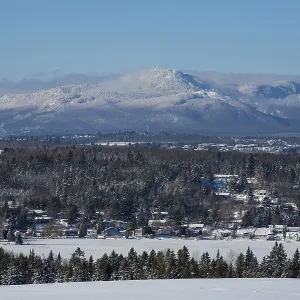 Mount Orford, Orford Mountain range in winter