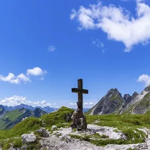 Mountain cross, Koblat am Laufbichelsee Mountain cross, Koblat am Laufbichelsee