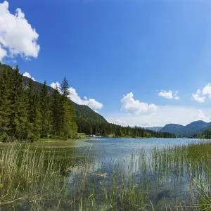 Mountain lake, Pillersee, Sankt Ulrich am Pillersee Mountain lake, Pillersee, Sankt Ulrich am Pillersee