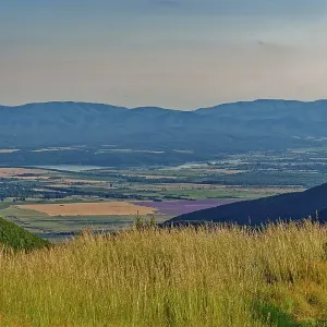 Mountain landscape of the Balkan Mountains and the forested slopes of the Balgarka nature park Park in Central Bulgaria Mountain landscape of the Balkan Mountains and the forested slopes of the Balgarka nature park Park in Central Bulgaria