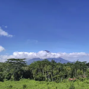 Mountain Merapi volcano onJava, Indonesia