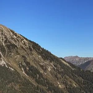 Mountain panorama of Mont d'Ort and Pic Chaussy